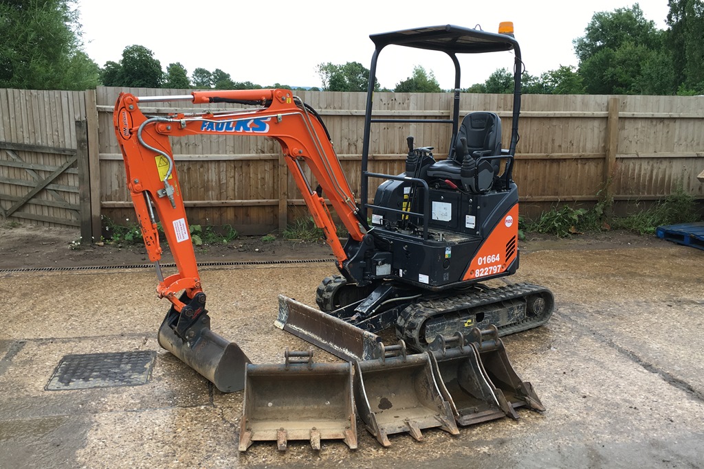 An exacavator available via our plant hire service in Derby