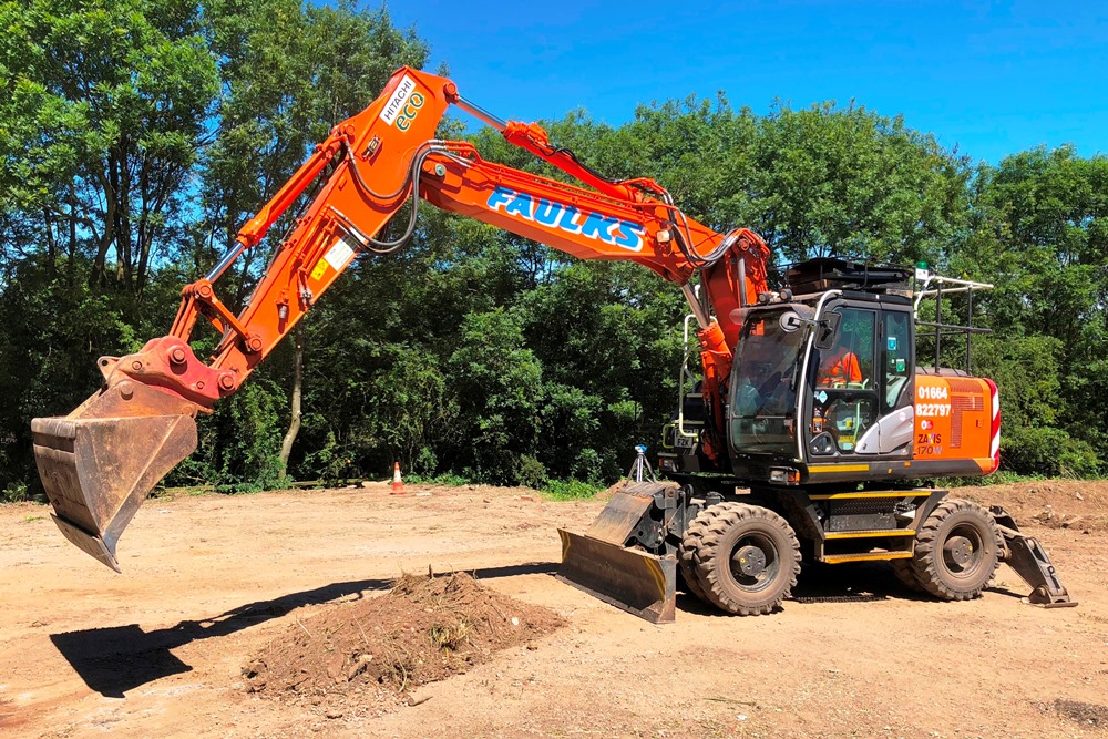 AE Faulks Excavator