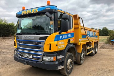 Scania Tipper for hire from AE Faulks
