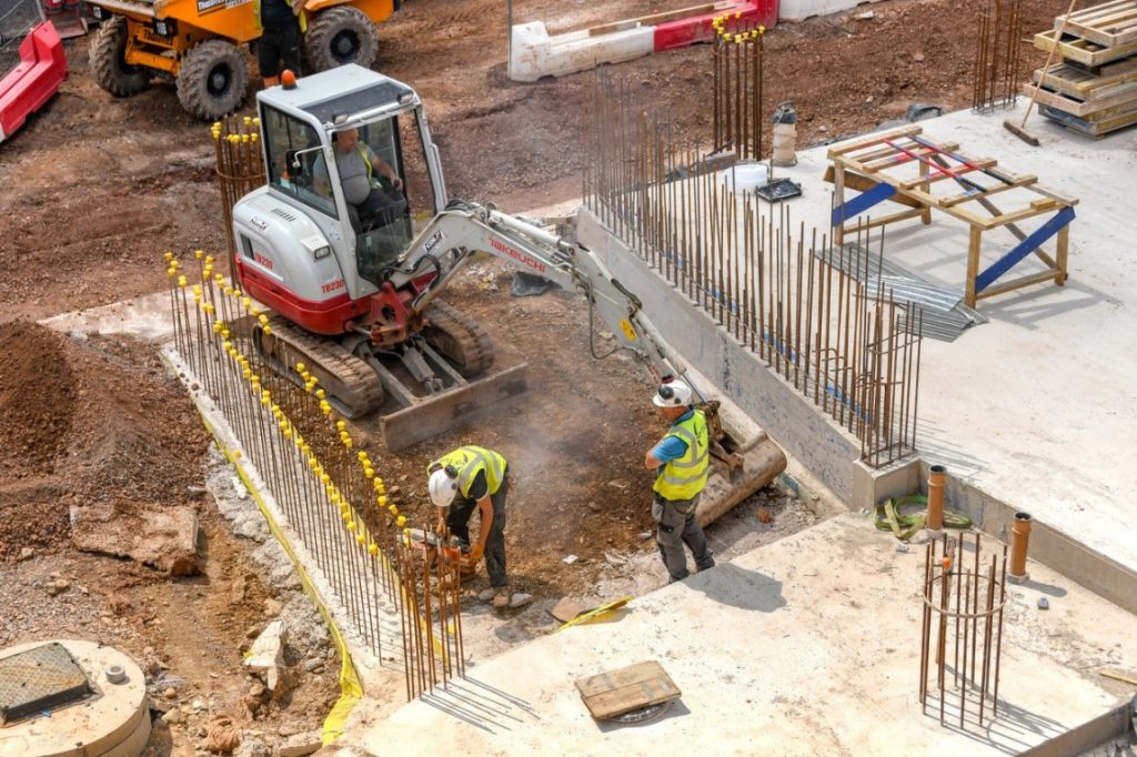 A different type of excavator in action